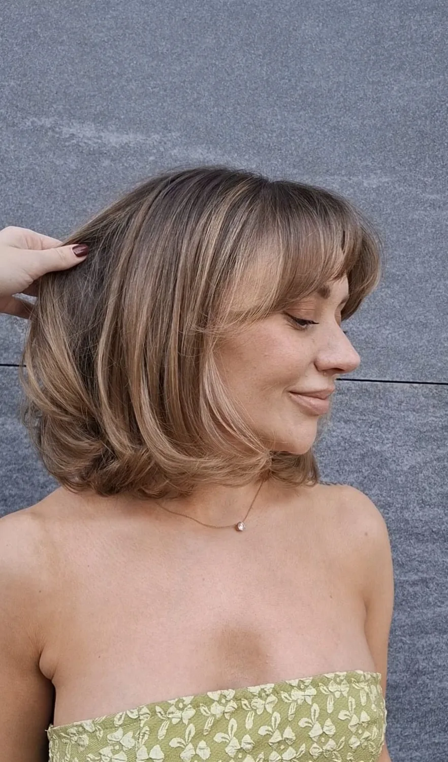 Soft gestylter Bob mit natürlichem Finish