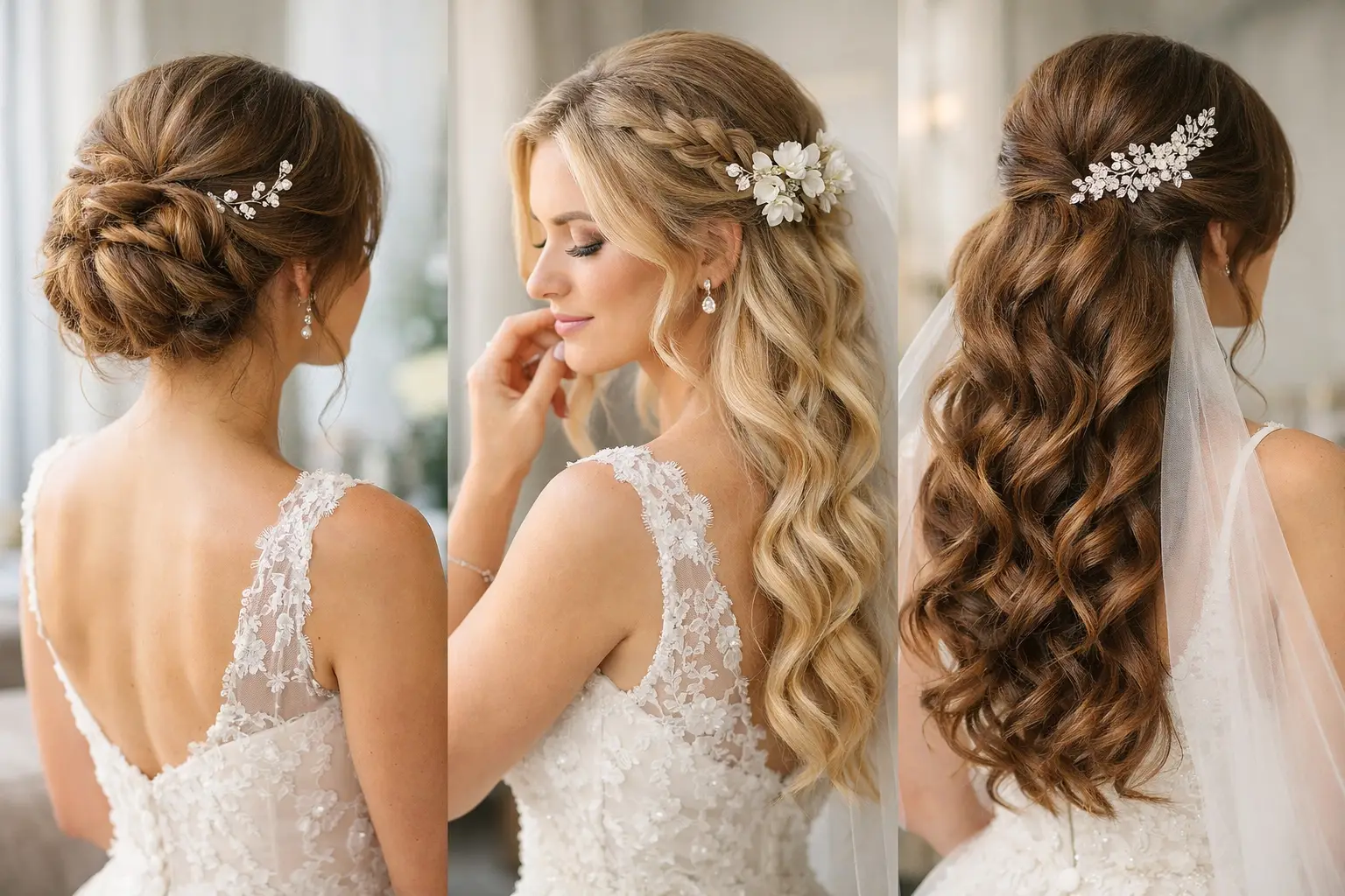 Die besten Brautfrisuren für lange Haare