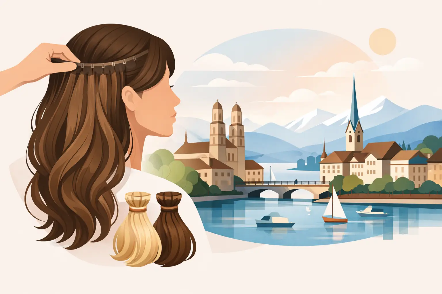 Tressen Haarverlängerung Zürich im Überblick